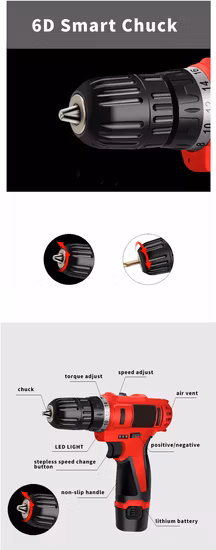 Buen precio, alta calidad, Wosai, batería de iones de litio Lxt de 12 voltios, Kit combinado completo inalámbrico eléctrico, juegos de herramientas de taladro eléctrico