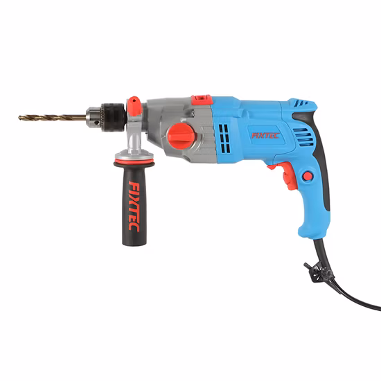 Fixtec China Professional 1050W Taladro eléctrico 13mm Chuck Taladro de impacto con cable Herramientas eléctricas