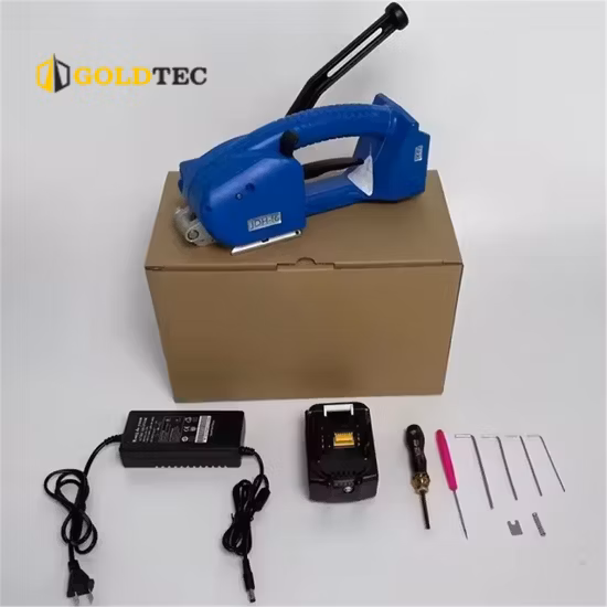 Máquina herramienta eléctrica manual para flejado de embalaje con batería Zdpack para correas de PP/Pet